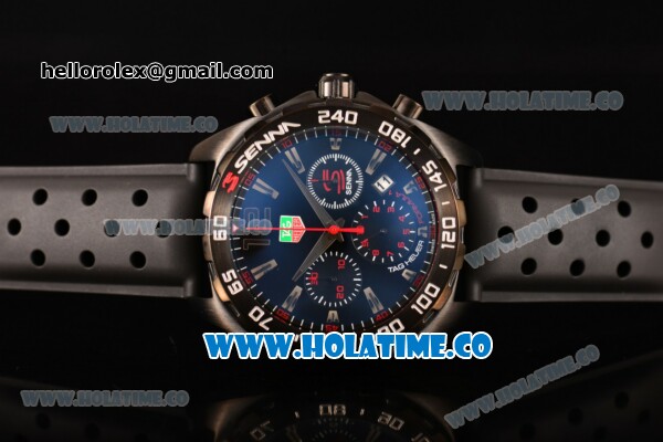 Tag Heuer Formula 1 Miyota OS20 Quartz PVD Case with Silver Stick Markers and Black Dial - Click Image to Close